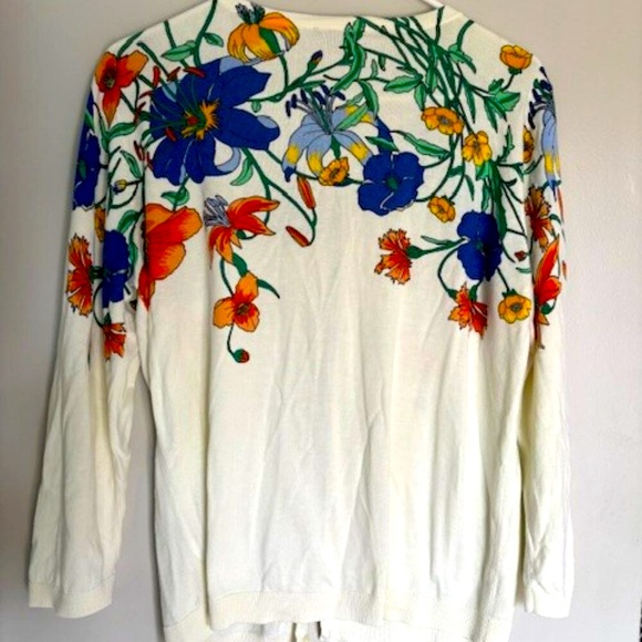 🌹🌼 Talbots colorful cardigan 🌼🌹 - Picture 4 of 4